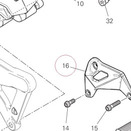 Heel guard right 24716201AA
