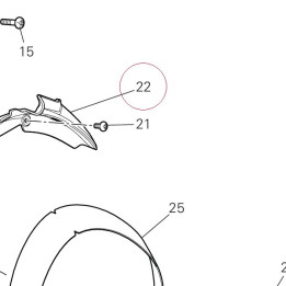 Headlight frame 24717181A