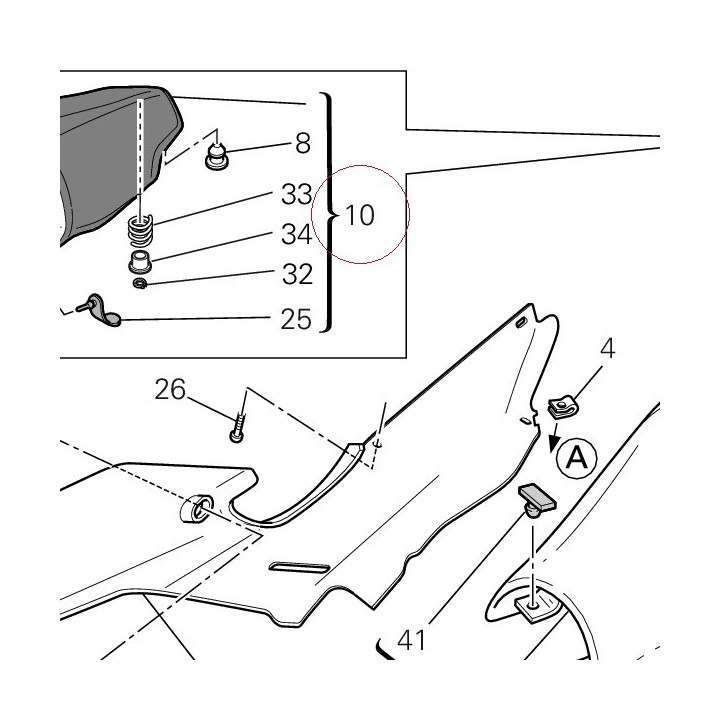 Cover seat 24723424AA