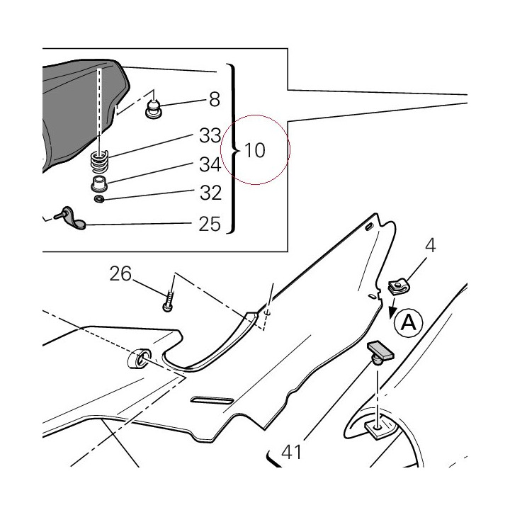 Cover seat 24723424AQ