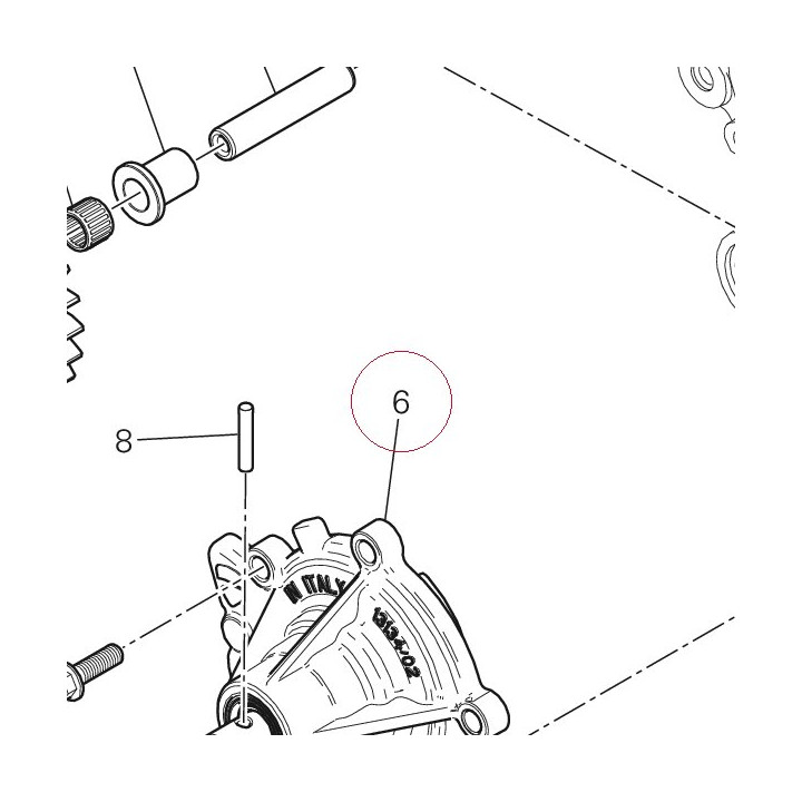 Complete water pump 24723701C