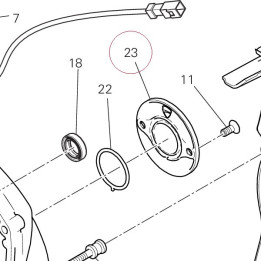 Cover, sensor 24734961AB