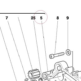 Oil pump body 25020302A