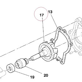 Water pump rotor 25120026B