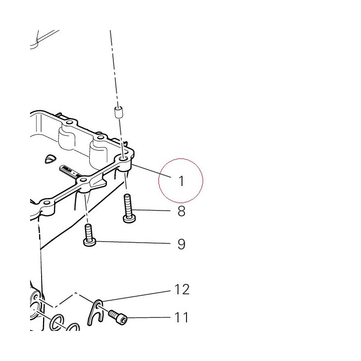 Oil pan 25210191AH