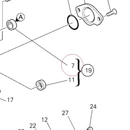 Lens, ignition inspection 25410011A