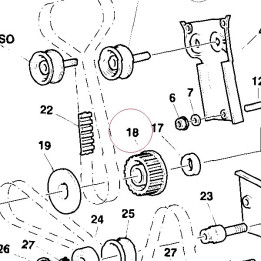 Pulley, timing 25510051A