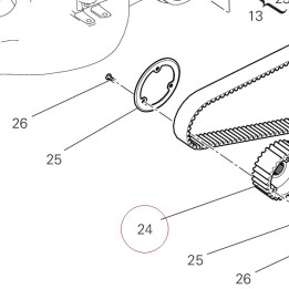 Drive pulley 25510452D