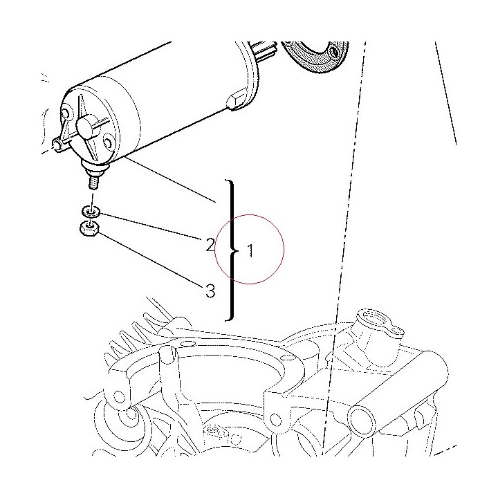 Starting motor 27040101A