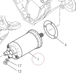 Starting motor 27040106A