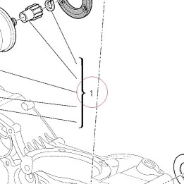 Starting motor 27040115A