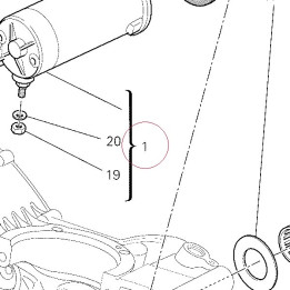 Starting motor 27040125A
