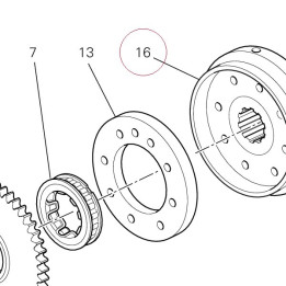 Ignition flywheel 27610251D