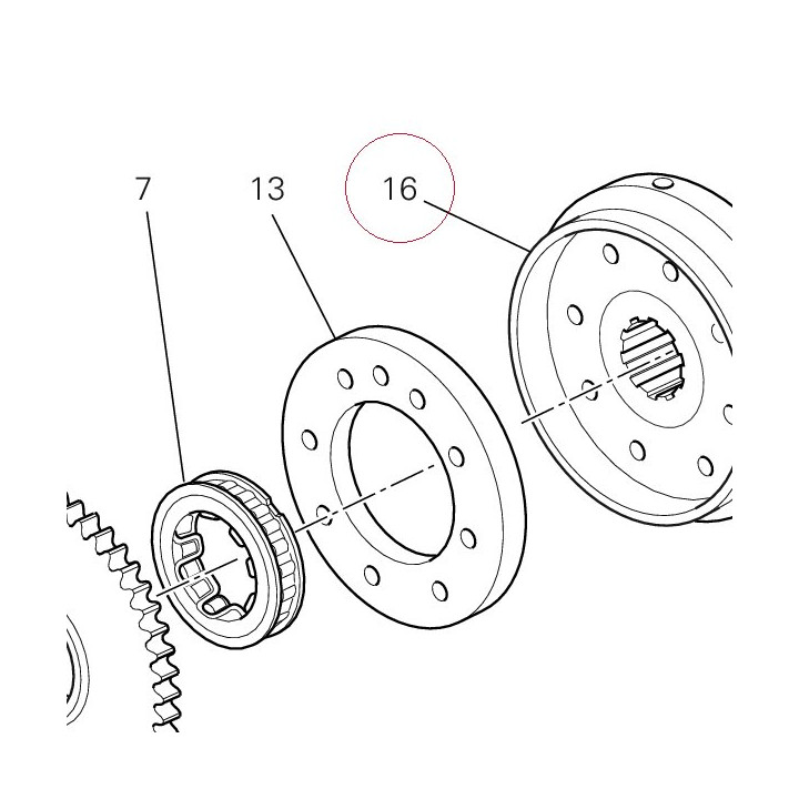 Ignition flywheel 27610251D