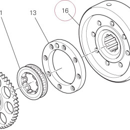 Coupling, flywheel 27610541B