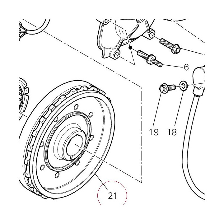 Ignition flywheel 27610602A