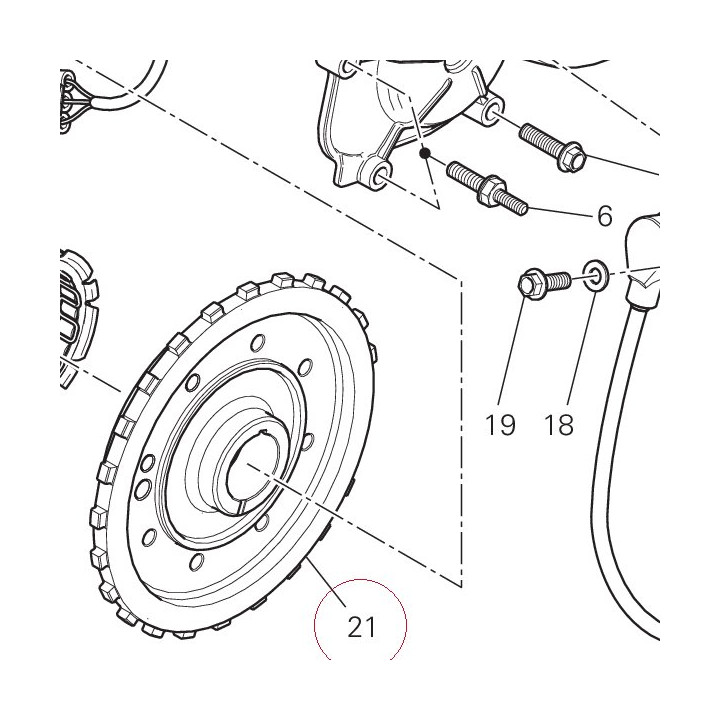 Ignition flywheel 27610701A