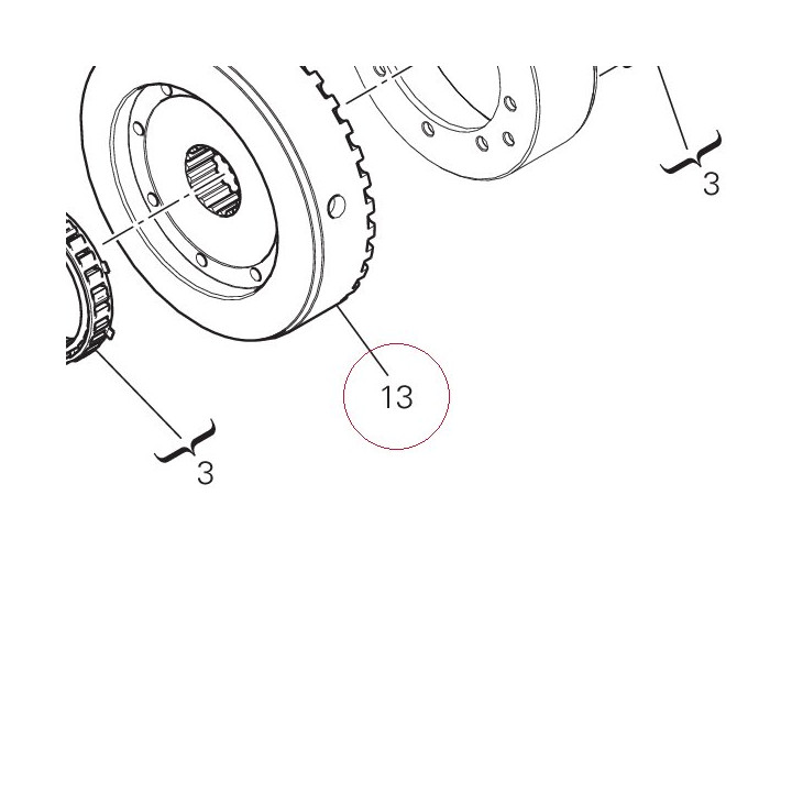 Coupling, flywheel 27610881C