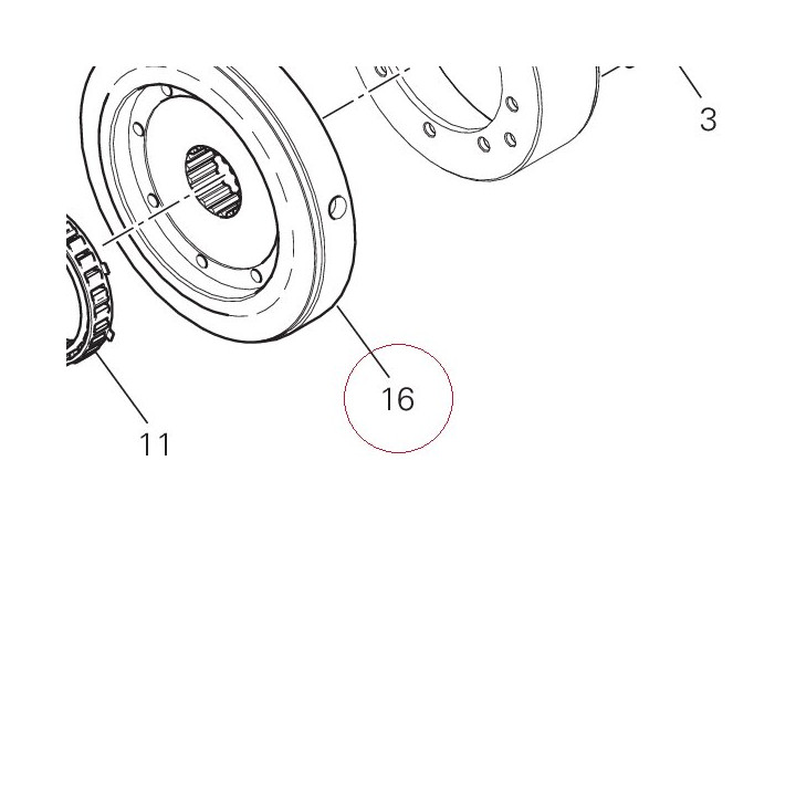 Coupling, flywheel 27610891A