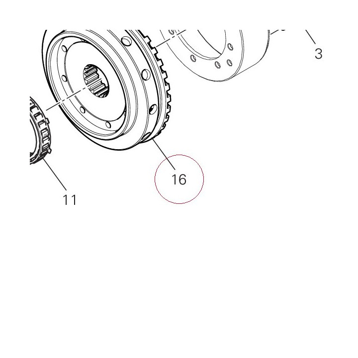 Coupling, flywheel 27611081C