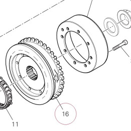 Coupling, flywheel 27611141A