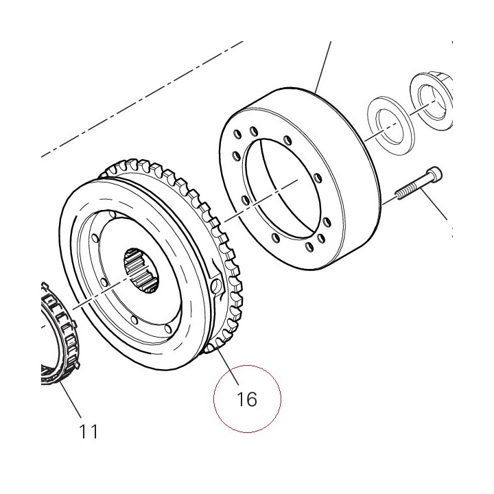 Coupling, flywheel 27611141A