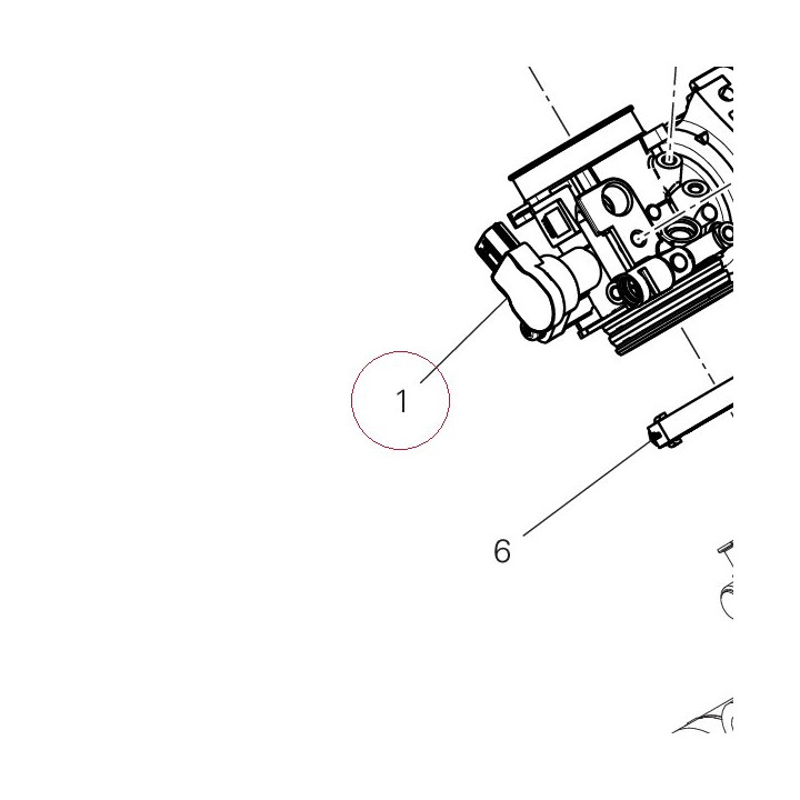 Throttle body 28211612A
