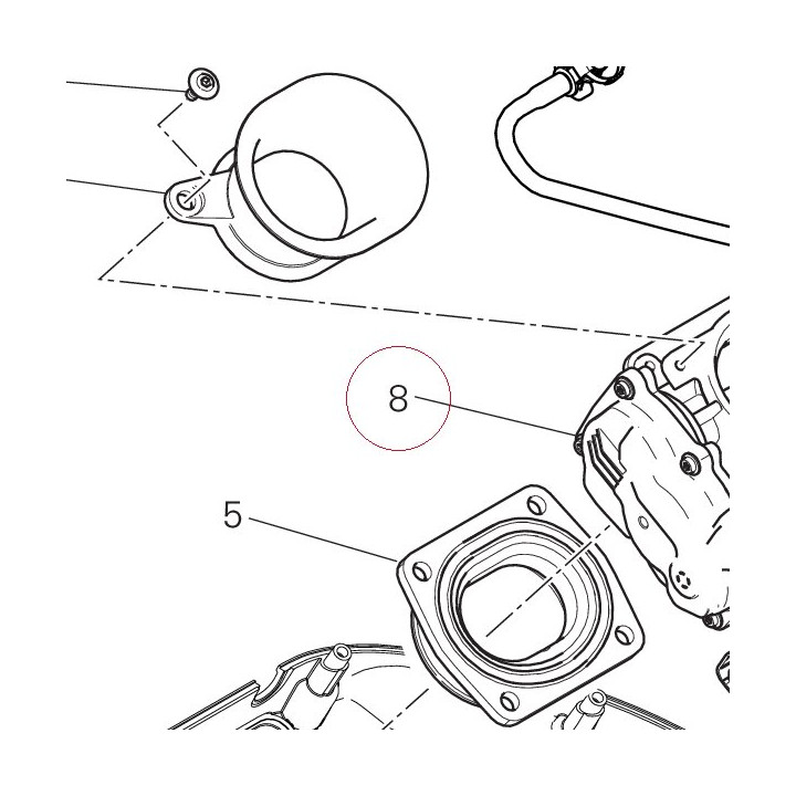 Complete throttle body 28220961A