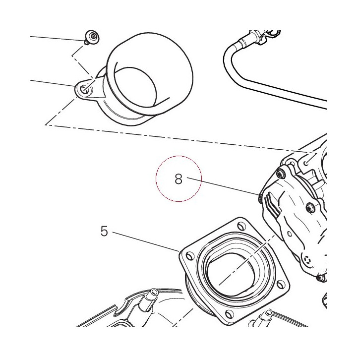 Complete throttle body 28220962A
