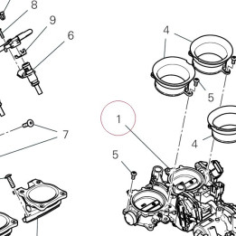Throttle body 28221212B