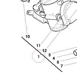 Throttle body 28240191A