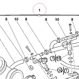 Throttle body 28240333A