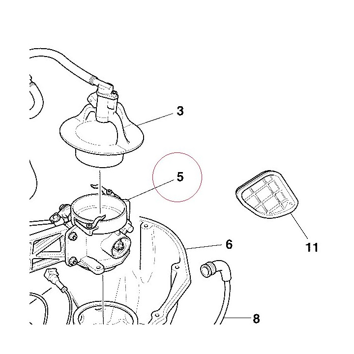 Throttle body 28240581A