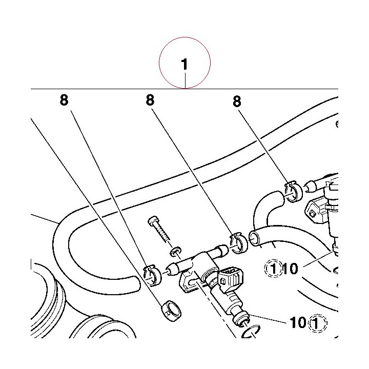 Throttle body 28240612A