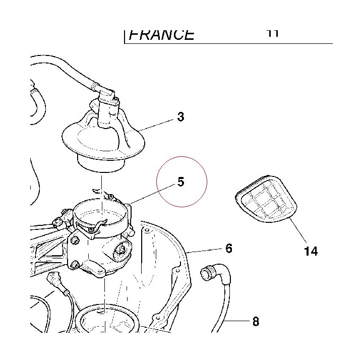 Throttle body 28240661A
