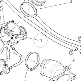 Throttle body 28240721A