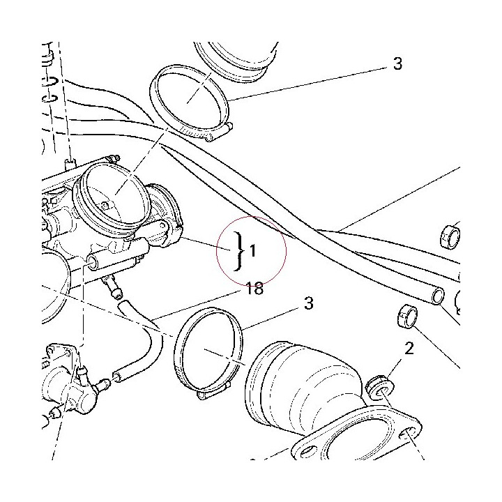 Throttle body 28240741A