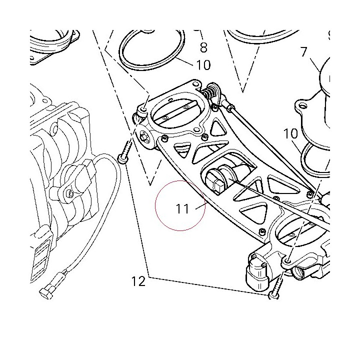 Throttle body 28240791A