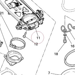 Throttle body 28240812A