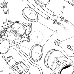 Throttle body 28240831A