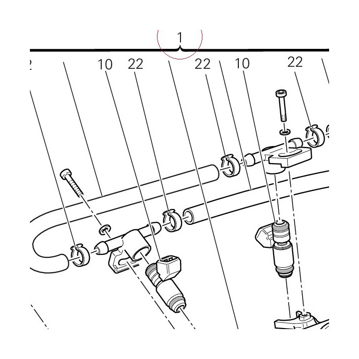 Throttle body 28240833A