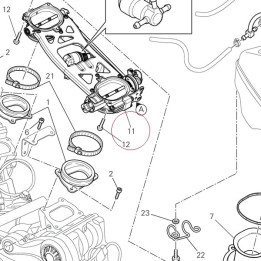 Complete throttle body 28240881A