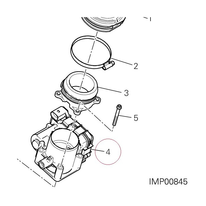 Throttle body 28240904A