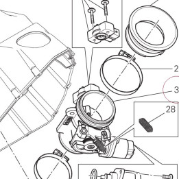 Throttle body 28240942A