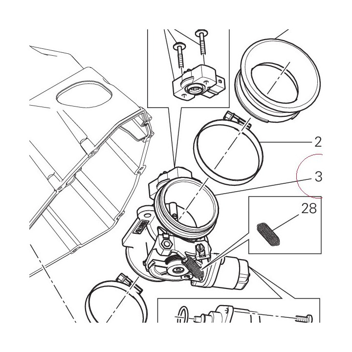 Throttle body 28240942A
