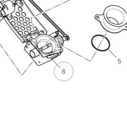 Complete throttle body 28240952A