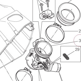 Throttle body 28240961A