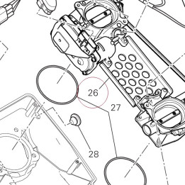 Throttle body 28240991A