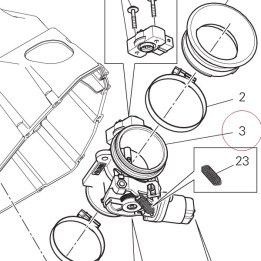 Throttle body 28241011A