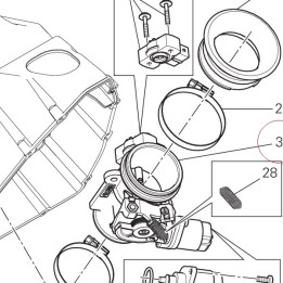 Throttle body 28241021A